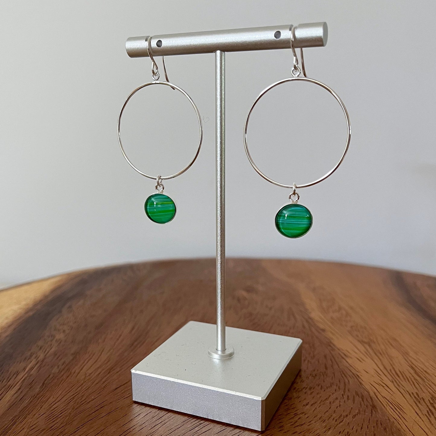 Large Hoop with Drop