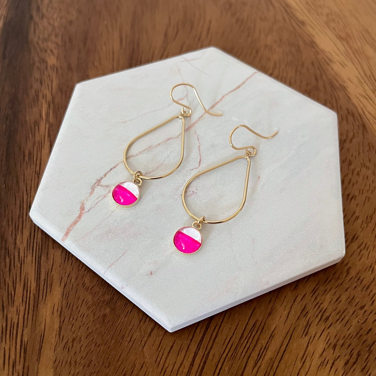 Gold Teardrop Earring