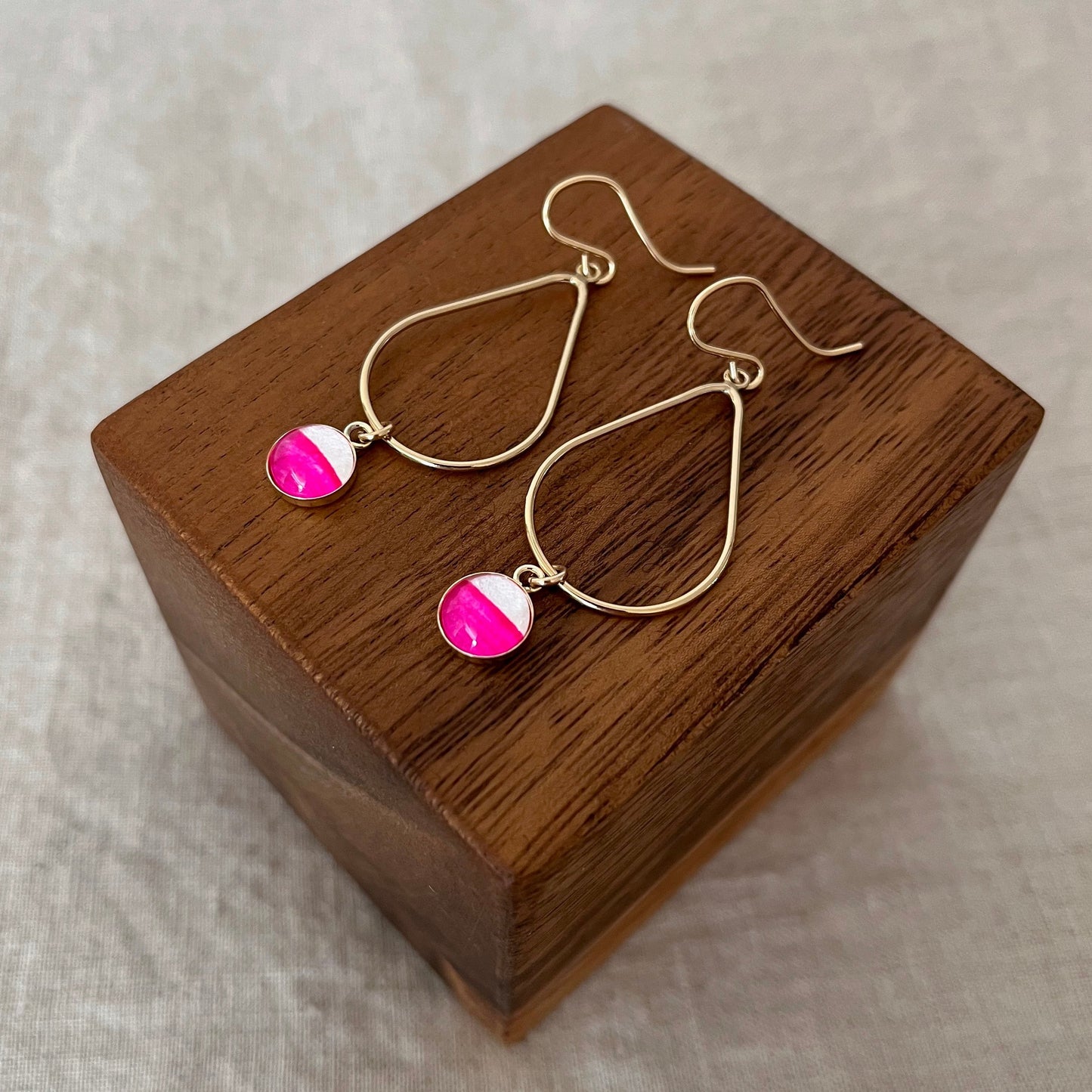 Gold Teardrop Earring