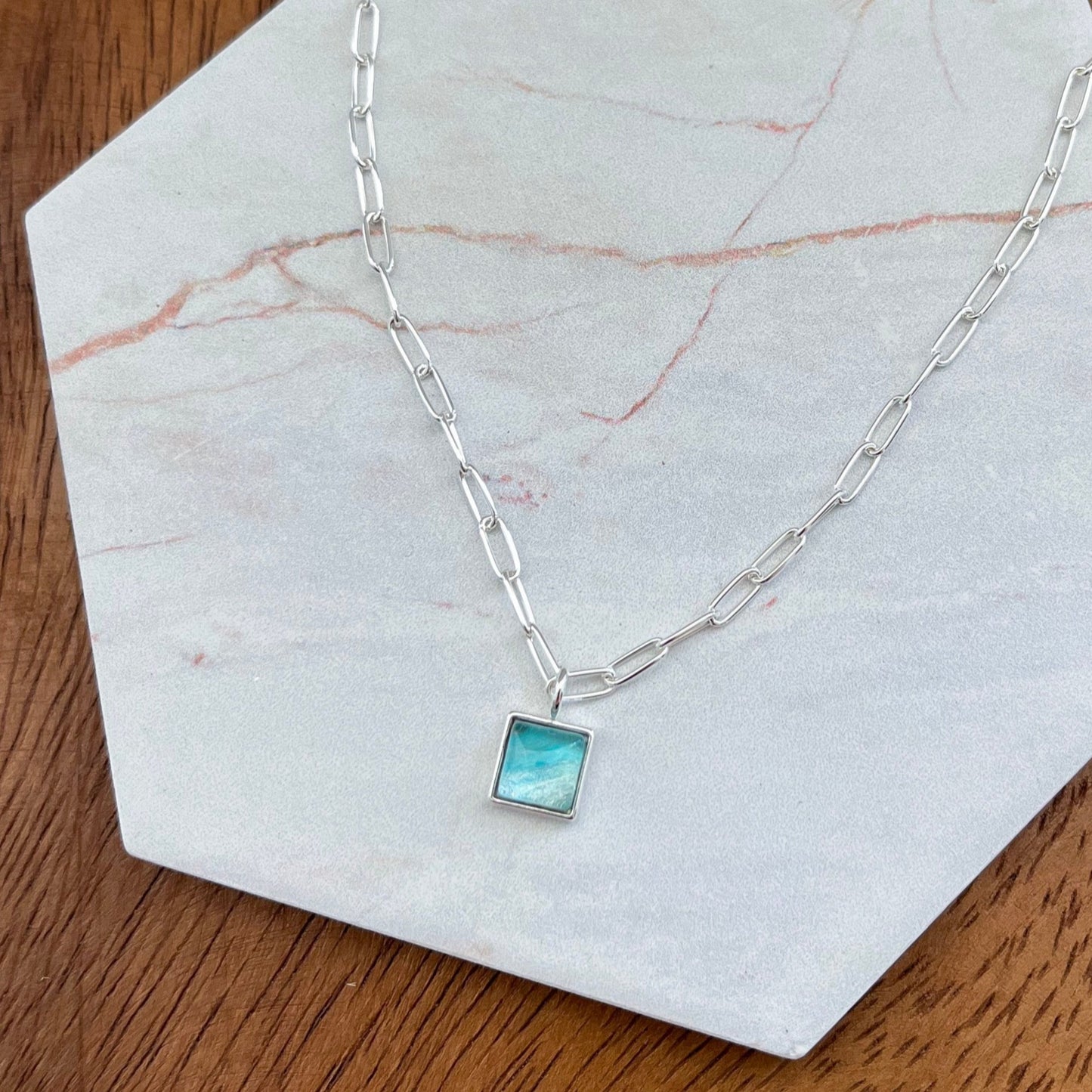 Mini Square Necklace