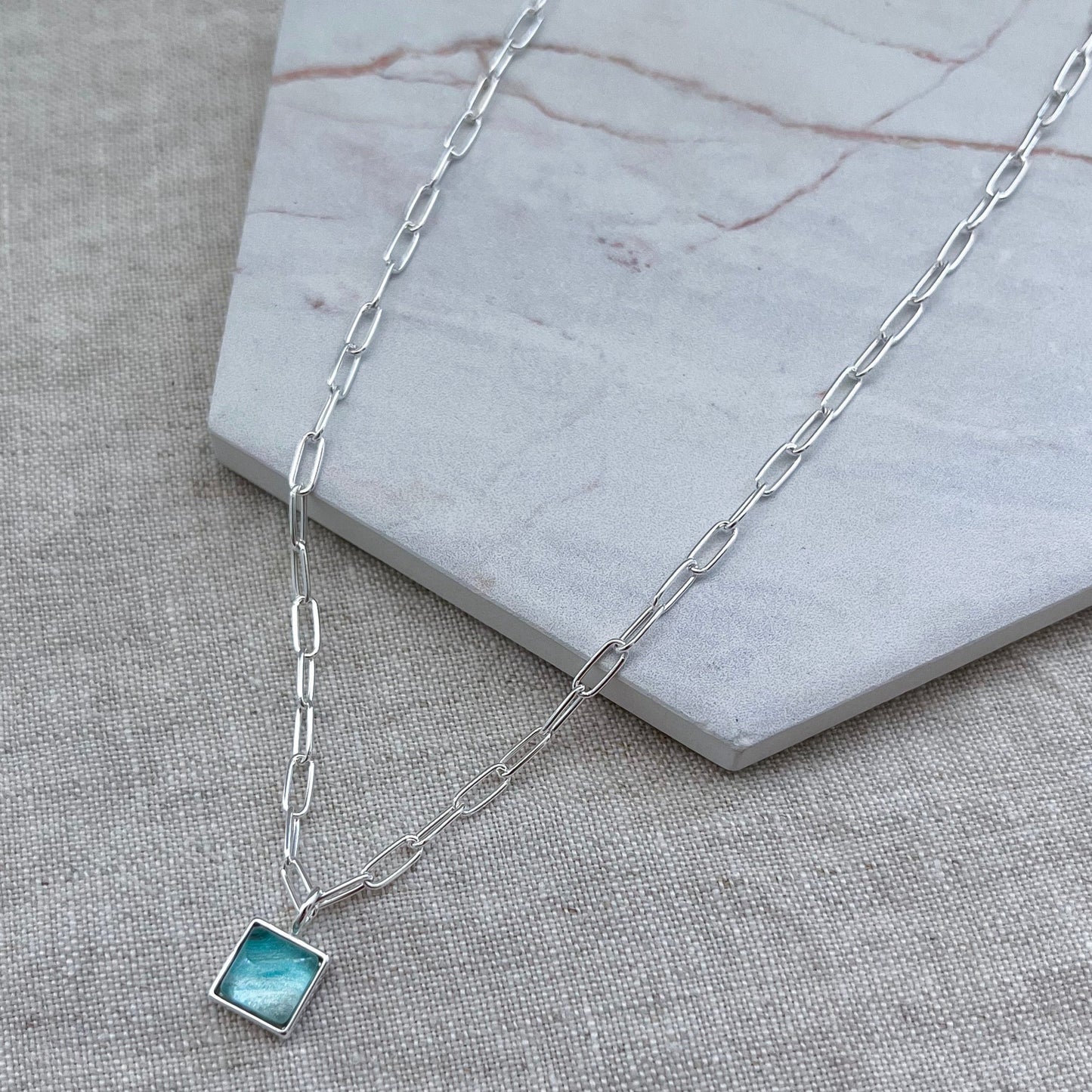 Mini Square Necklace