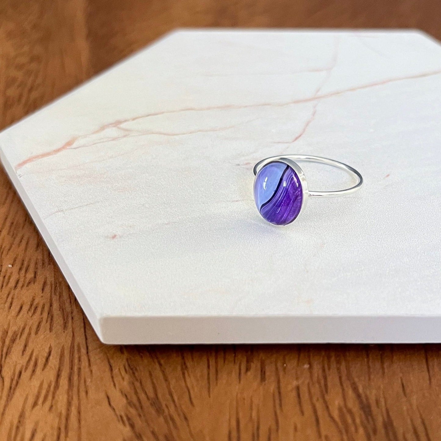 Sterling Silver Oval Size 6