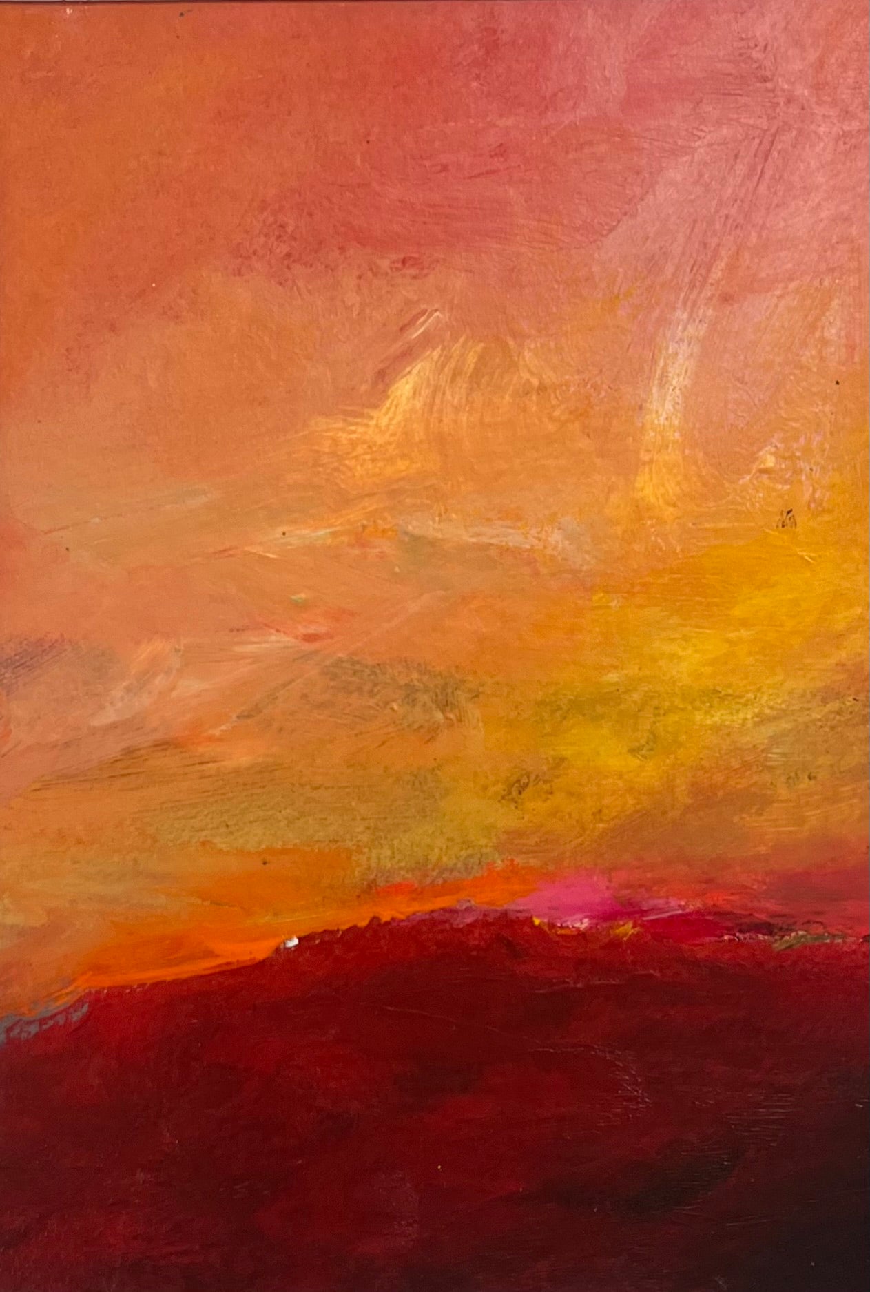 Fire - Original Matted Painting