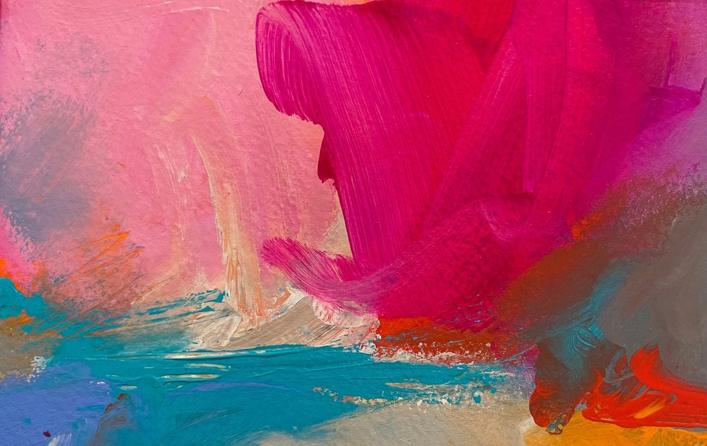 Poppy - Original Matted Painting