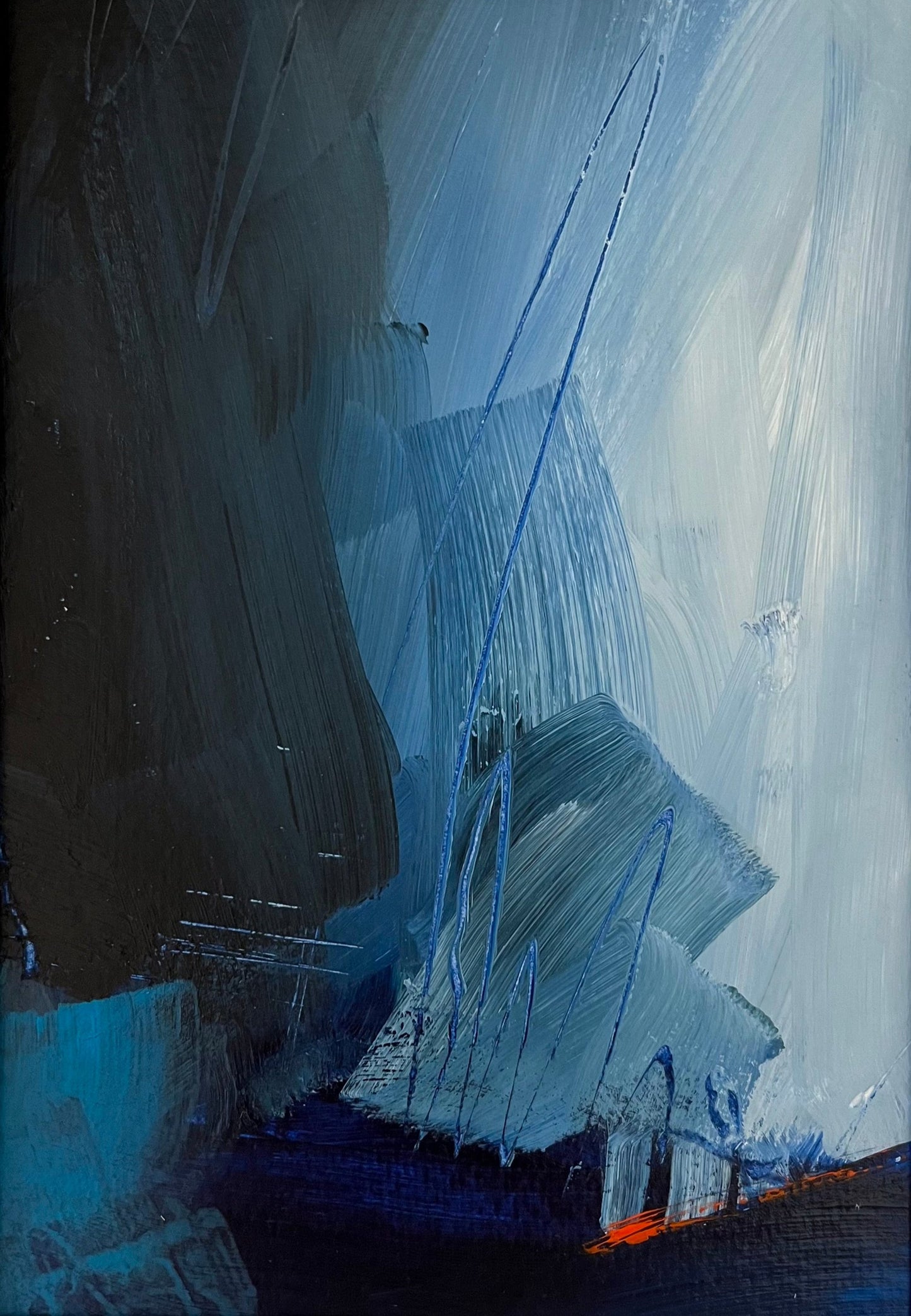 Edges - Original Matted Painting