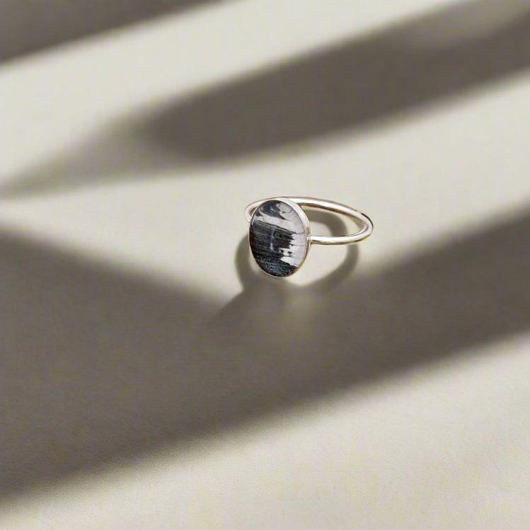 Sterling Silver Oval Size 6