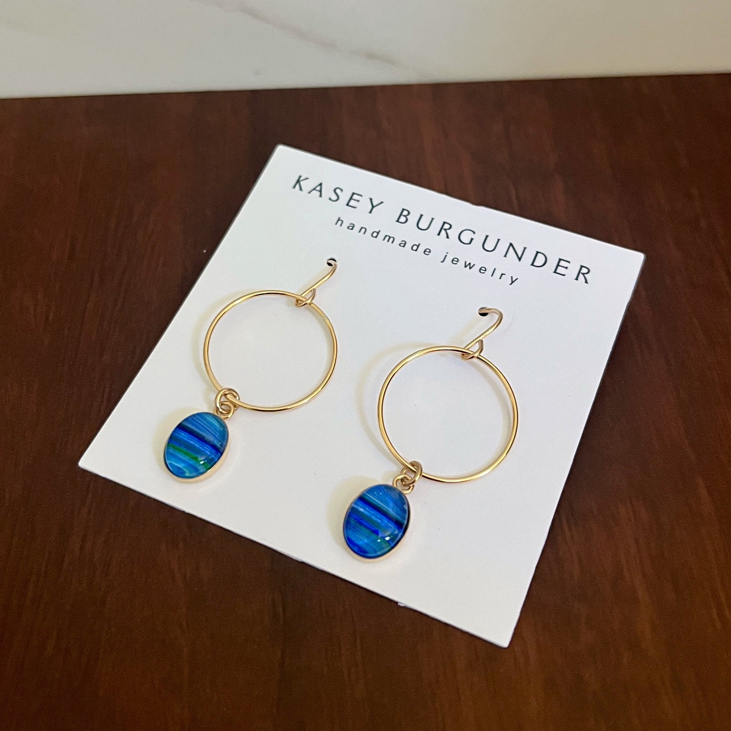 14k Gold-Filled Oval Hoop