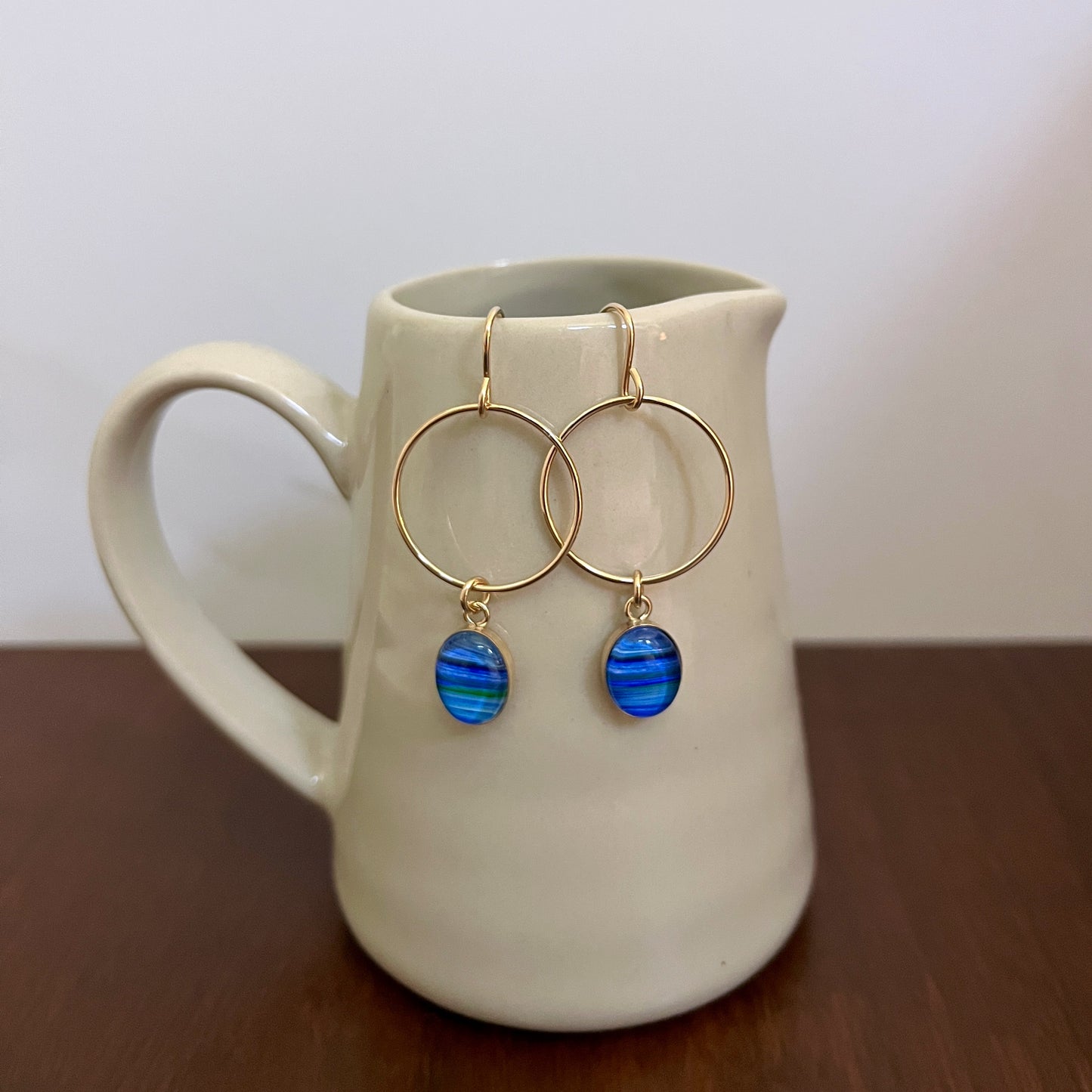 14k Gold-Filled Oval Hoop