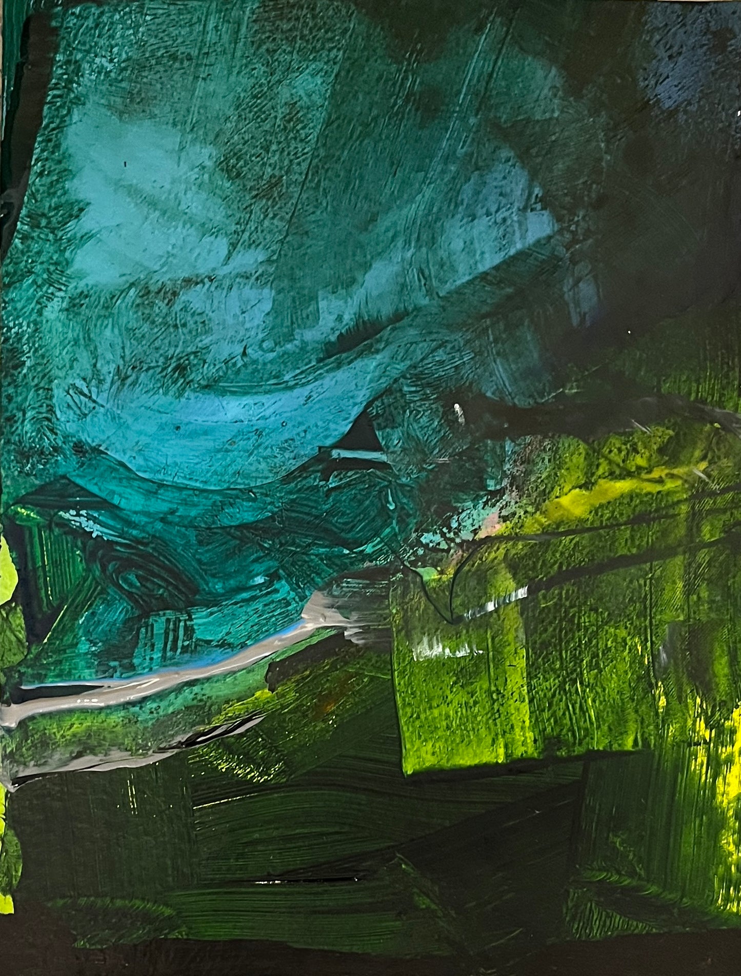 Kelp Forest - Original Matted Painting