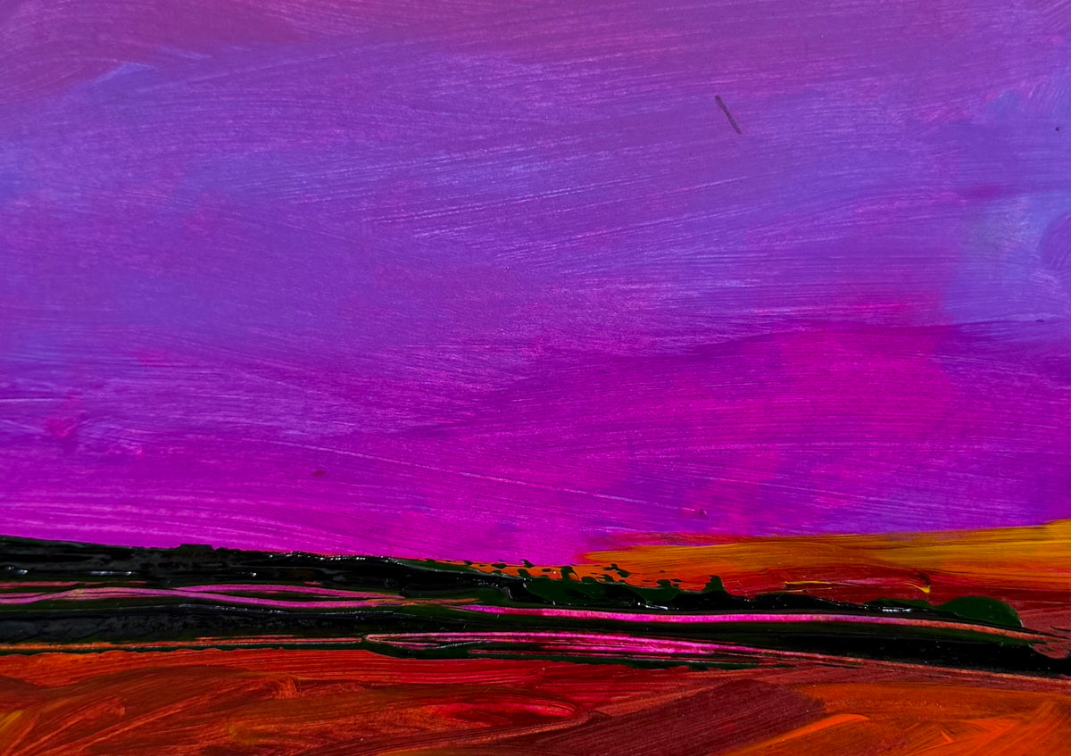 Evenfall - Original Matted Painting