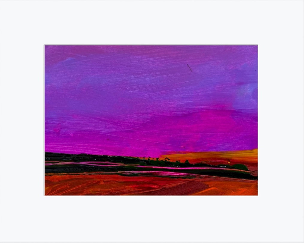 Evenfall - Original Matted Painting