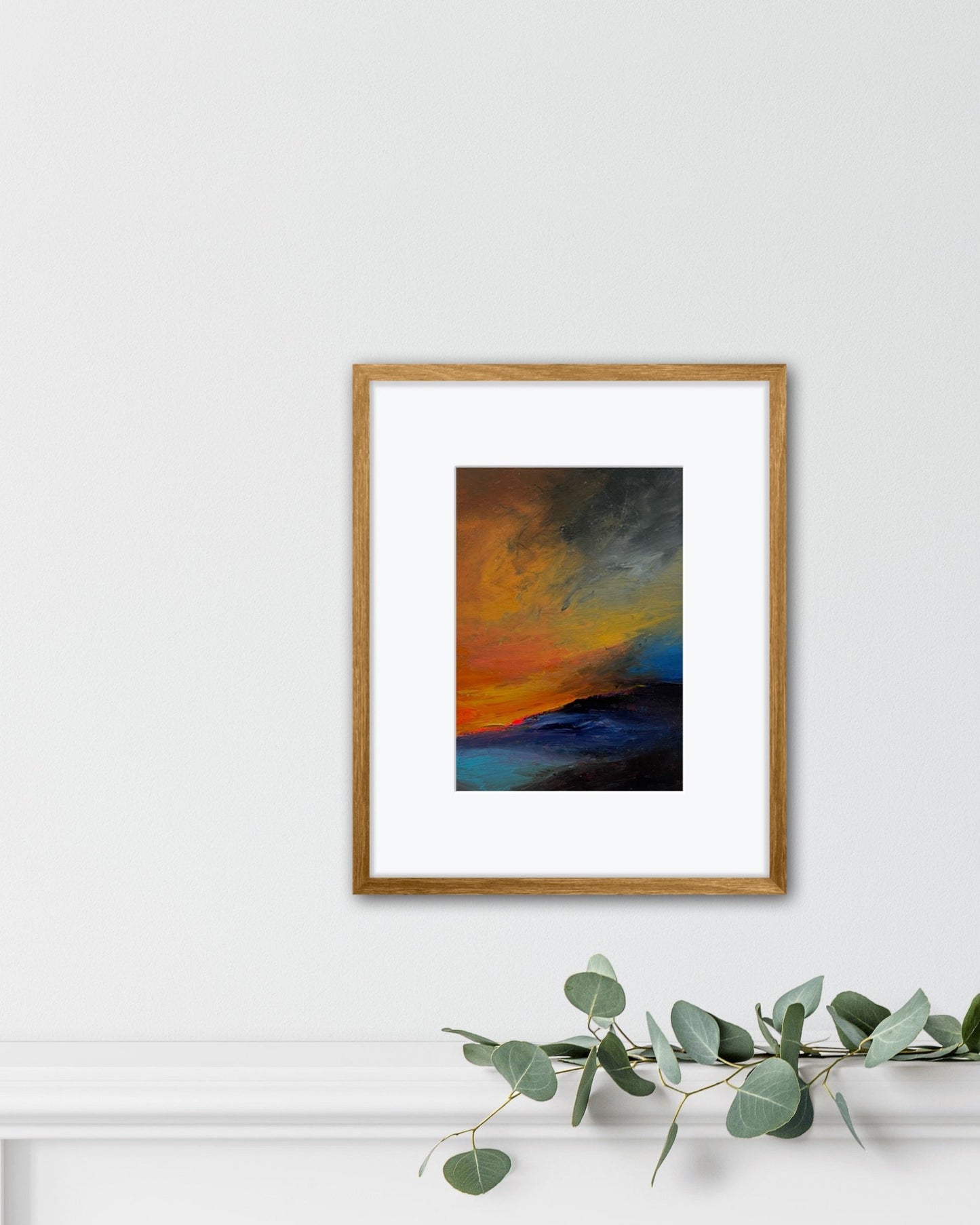 Sunset - Original Matted Painting