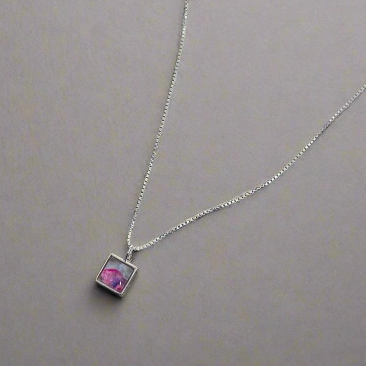 Sterling Silver Square Pendant